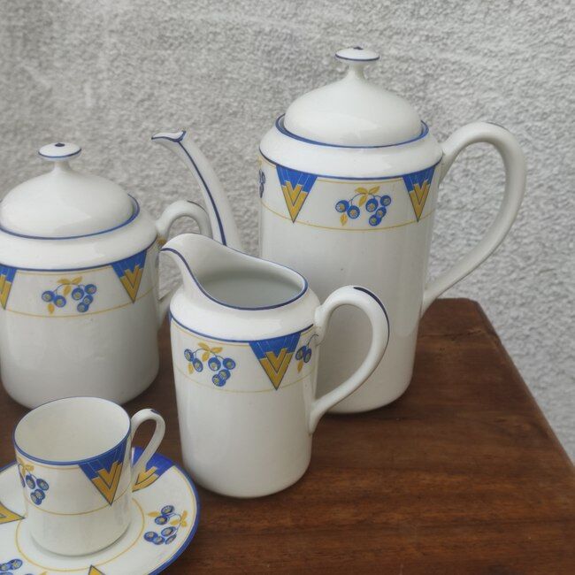 Art deco coffee service