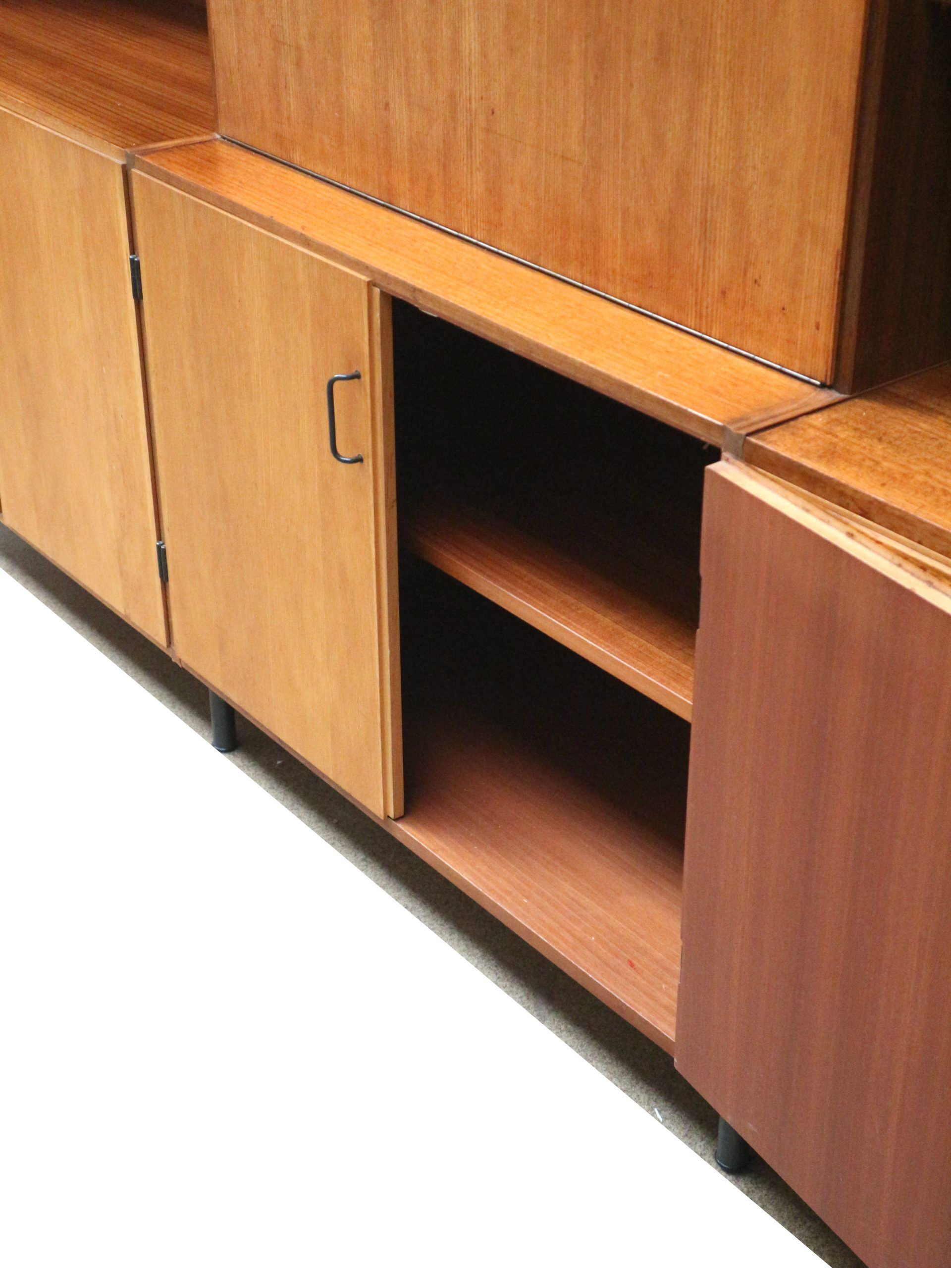 Large vintage wall unit from the 1960s with functional and timeless design