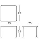 White table for children linus de magis