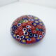 XXL paper press Murano Millefiori diameter 10 cm