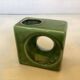 Petit vase céramique verte année 70