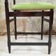 Six 50's chairs - varnished wood