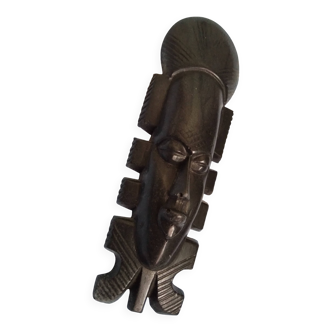 Masque Africain en pierre noire
