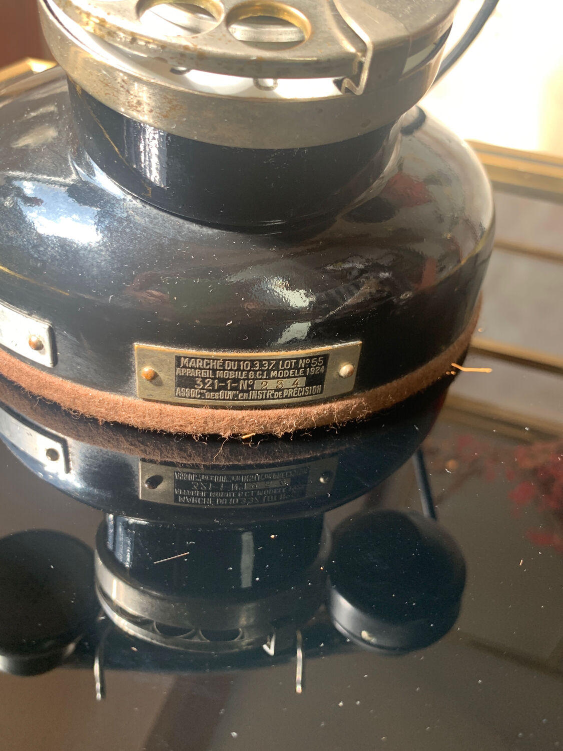 Column telephone, year 1920