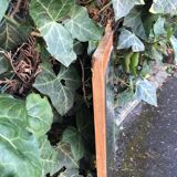 Scandinavian teak mirror 60s