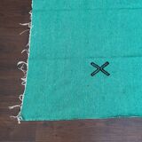 Tapis berbère en coton verts 140 x 225 cm