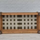 1960s, Danish drop arm sofa, furniture wool, oak wood, orginal condition.