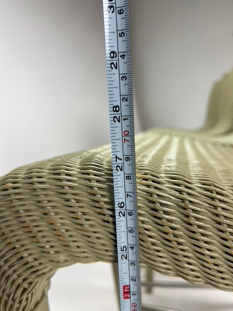 Set of 4 bar stools, Vincent Sheppard, Lloyd Loom Barstools, 2000s