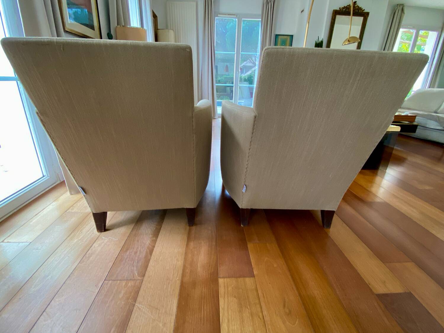 Lot de deux fauteuils Flexform