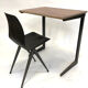 Vintage school Friso Kramer with Chair flesh compass work table