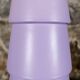 Large purple ceramic lamp by Roche Bobois, 1980s
