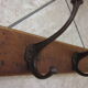 Bistro coat rack has 6 cast iron pads