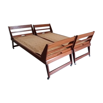 Pair of Scandinavian beds