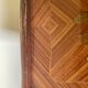 Set of 2 rosewood and marquetry bedside tables