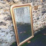 Louis Philippe period gilded wooden mirror
