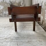 Small modernist oak planter from the 1950s