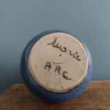 Signed vase, handmade ceramic