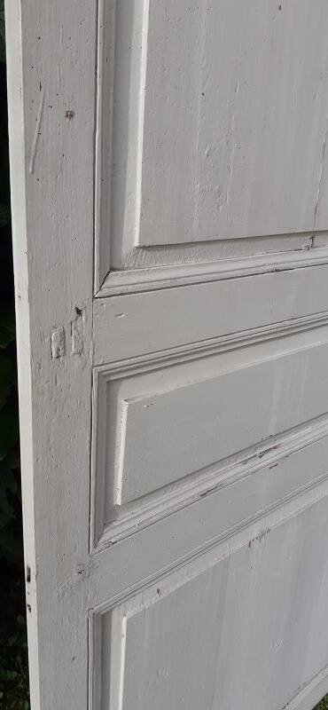 Small 18th century cupboard door h171.5x87.5cm old