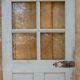 Old gray patina door