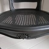 Paire de chaises cannées