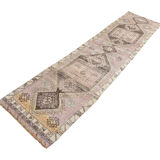 2x10 Vintage Antique Runner Rug, 75x305Cm