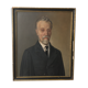 Portrait signed oil , date 19th ieme