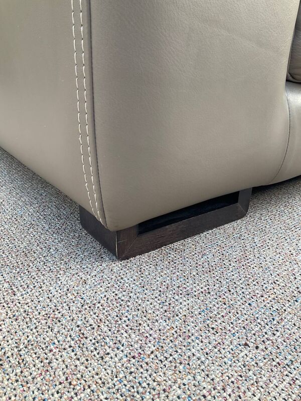 Canapé 3 places Roche Bobois en cuir beige