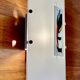 Large scandinavian design glass wall light.
