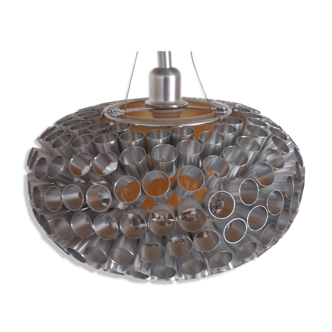 Suspension vintage aluminium nid abeilles