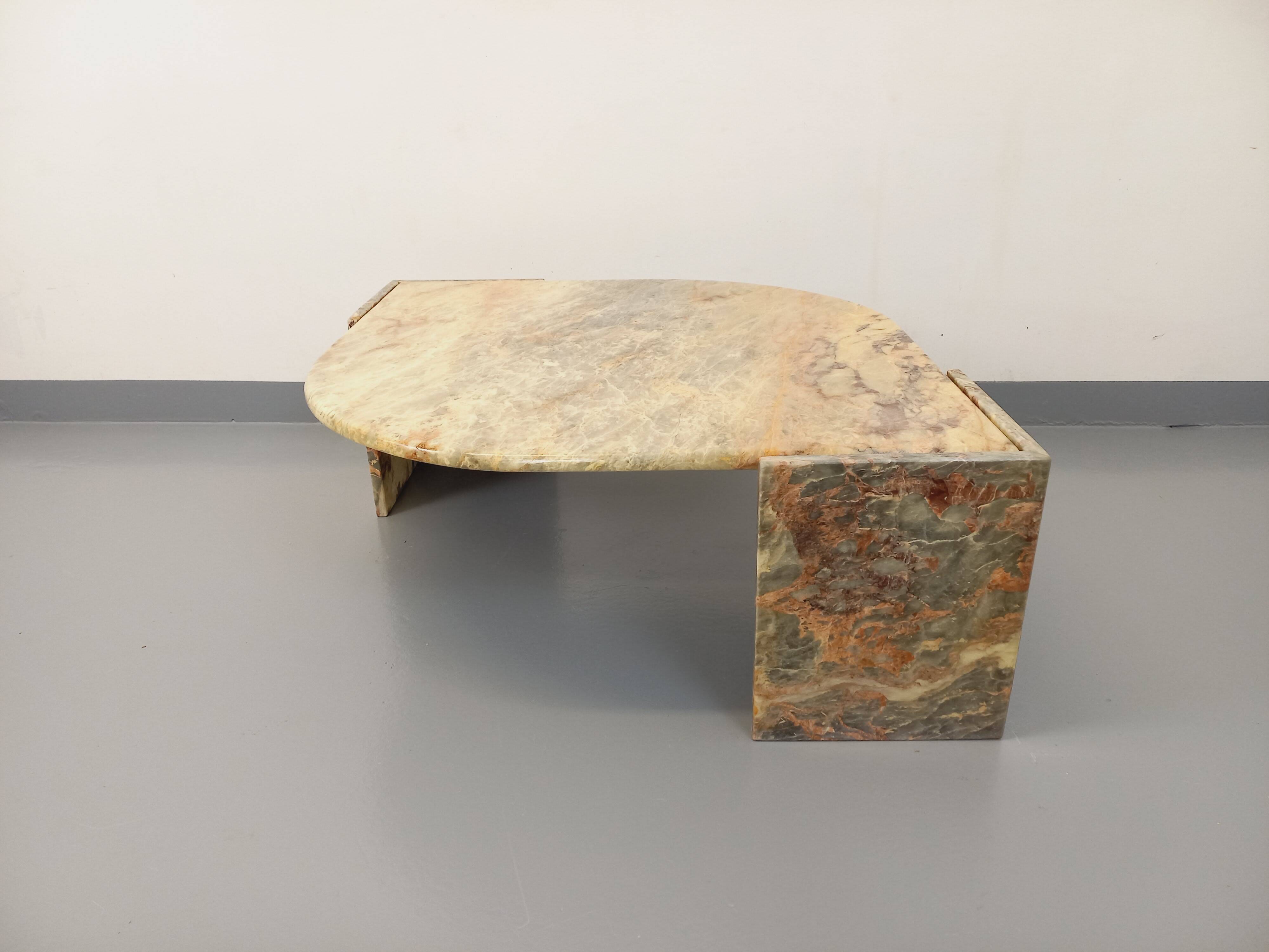 Vintage marble coffee table from the 70s