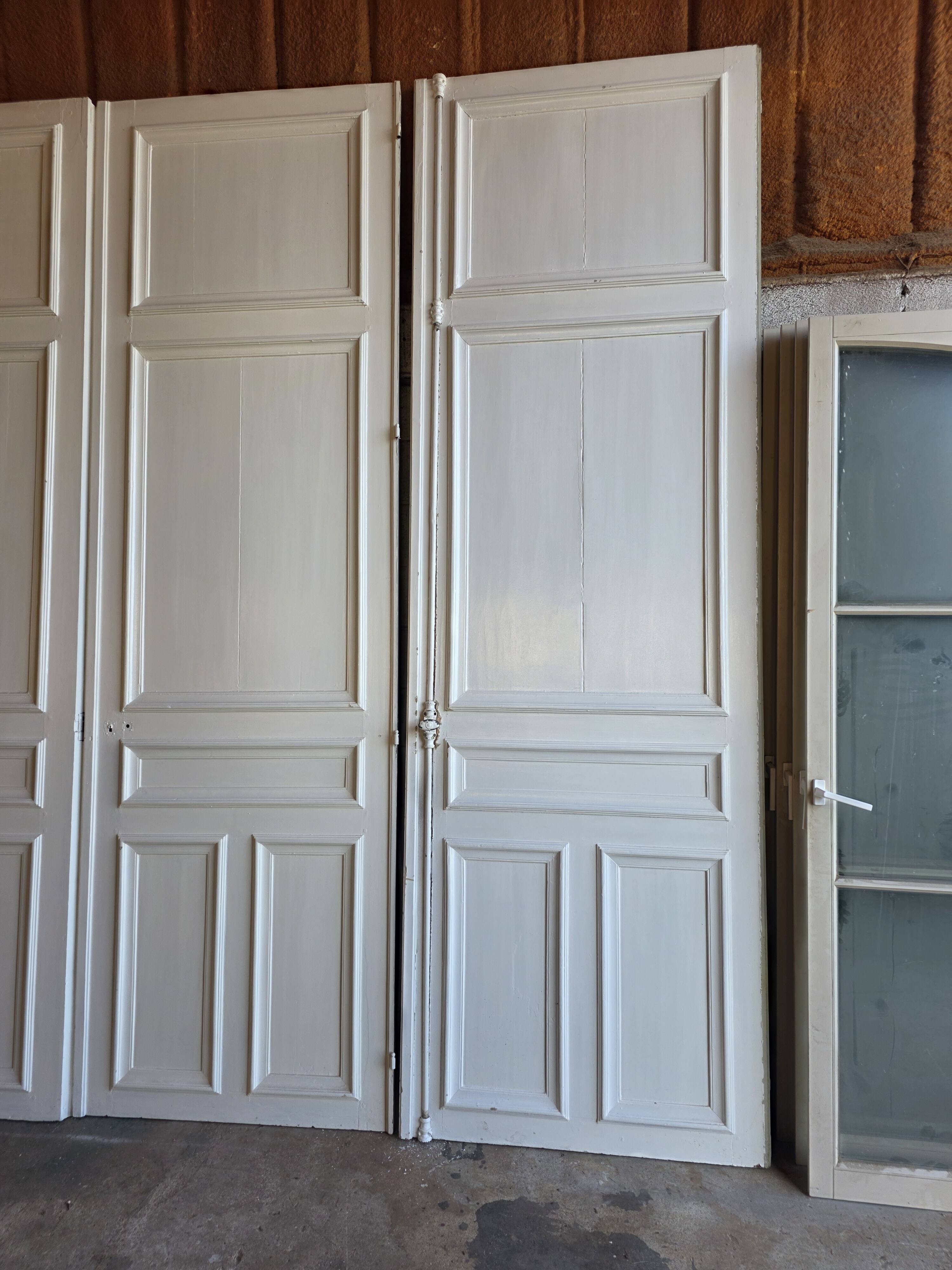 4 partition doors, 19th century.