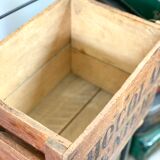 Old menier vintage chocolate crate
