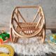 Rocking chair enfant en rotin vintage