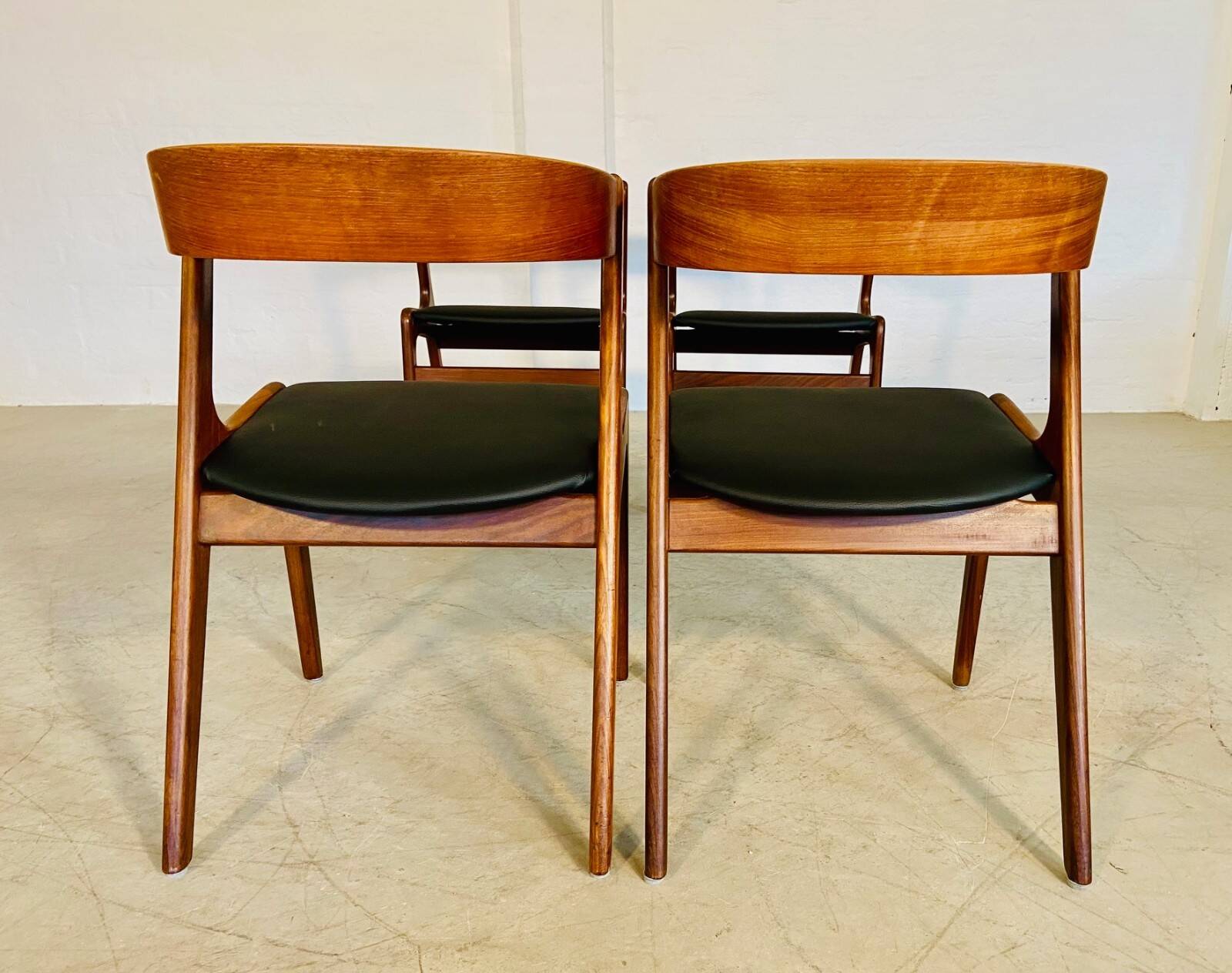 Chaises à manger vintage danoises par Kai Kristiansen pour Schou Andersens MøbelFabrik