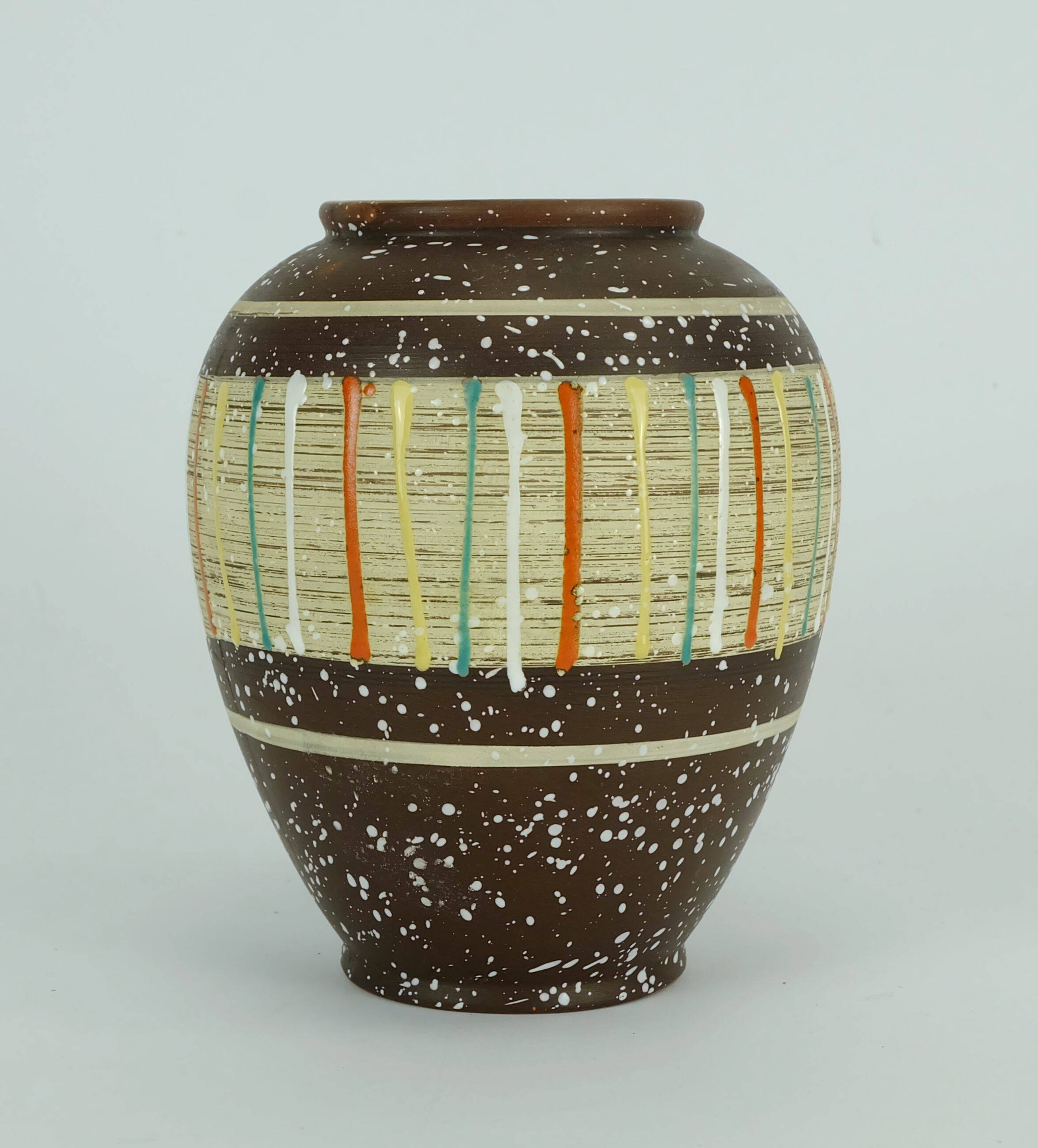 carstens mid century VASE multicolored decor model 526-17