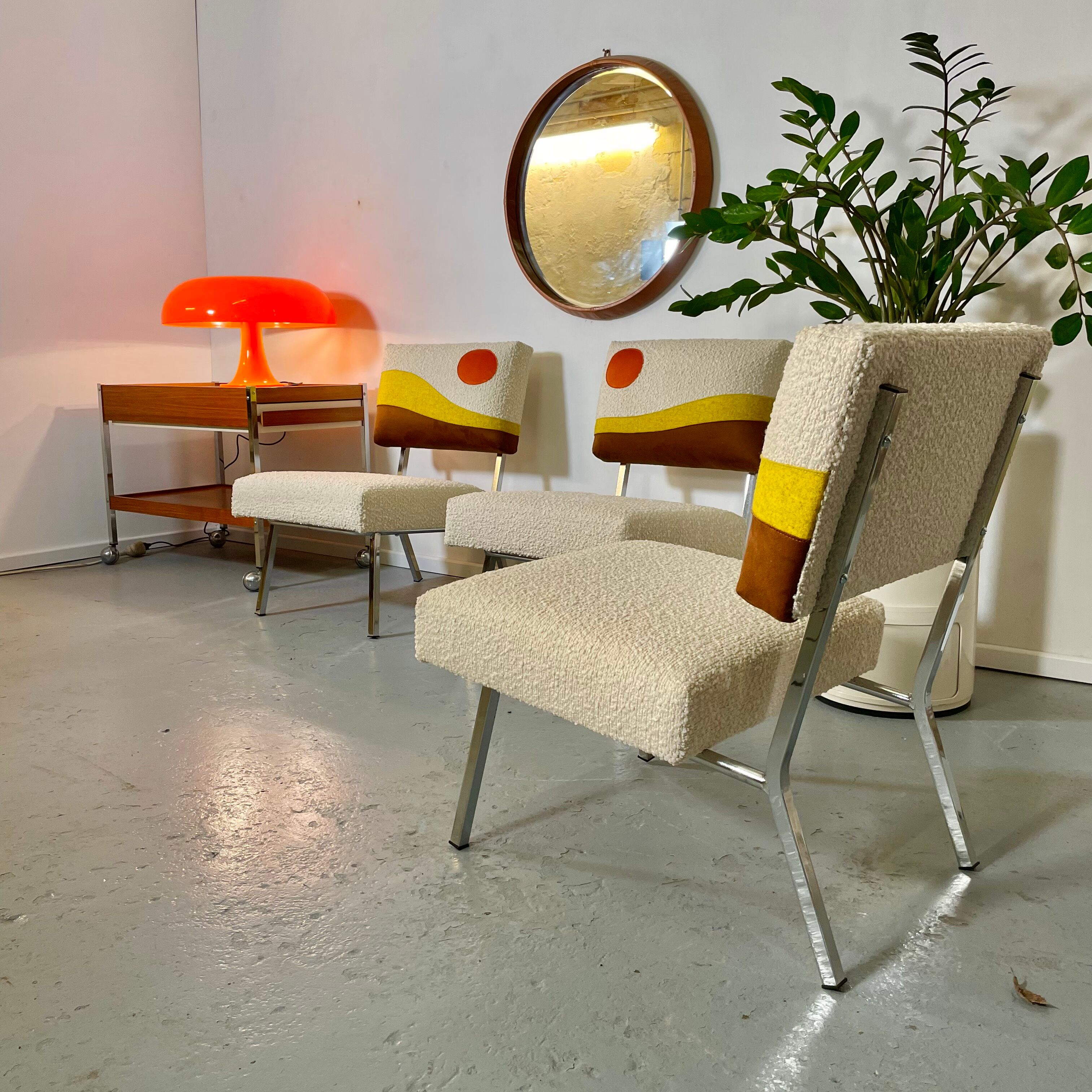 Modernist armchairs