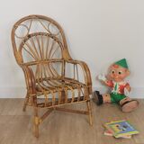 Children's rattan chair