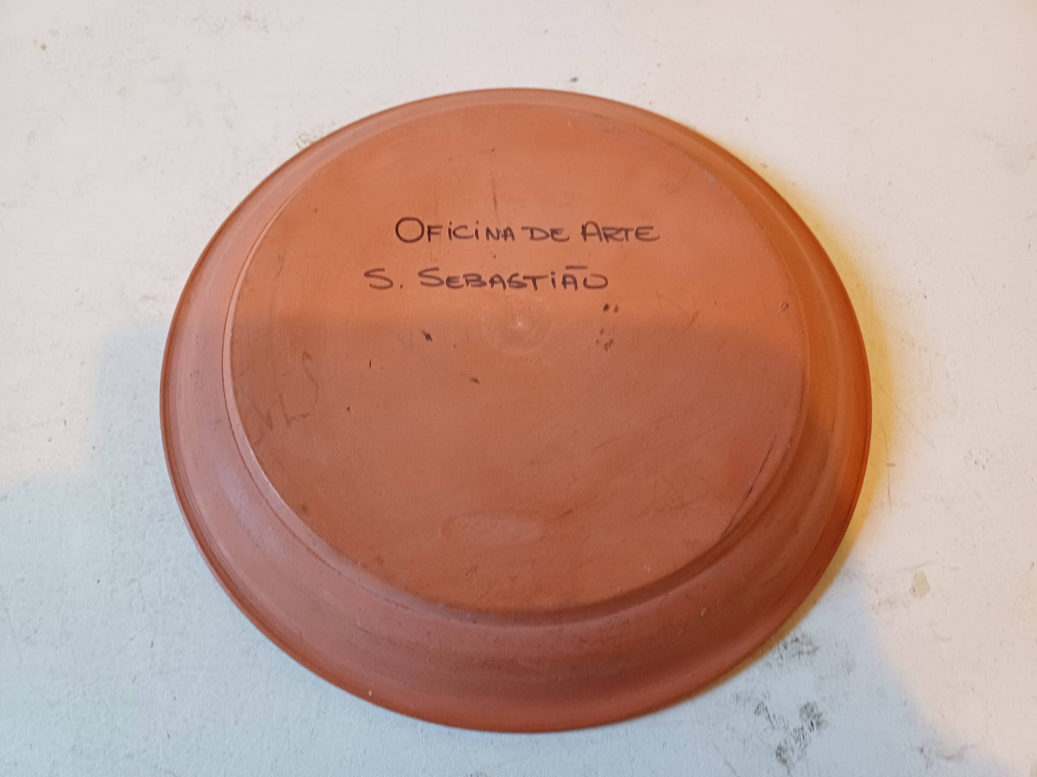 S.Sebastiao Glazed Terracotta Dish