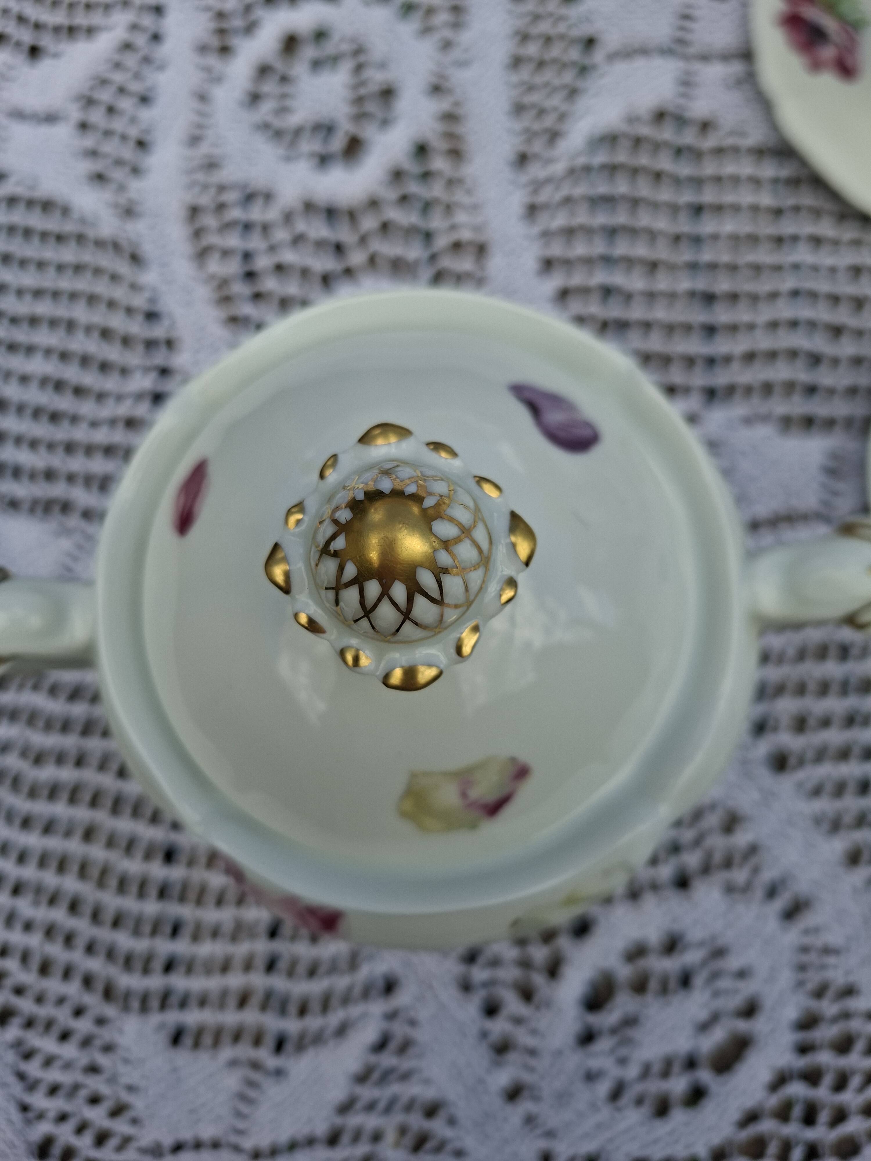 Tea/Coffee Service 25 Pieces Limoges Unic Former Royal Factory
