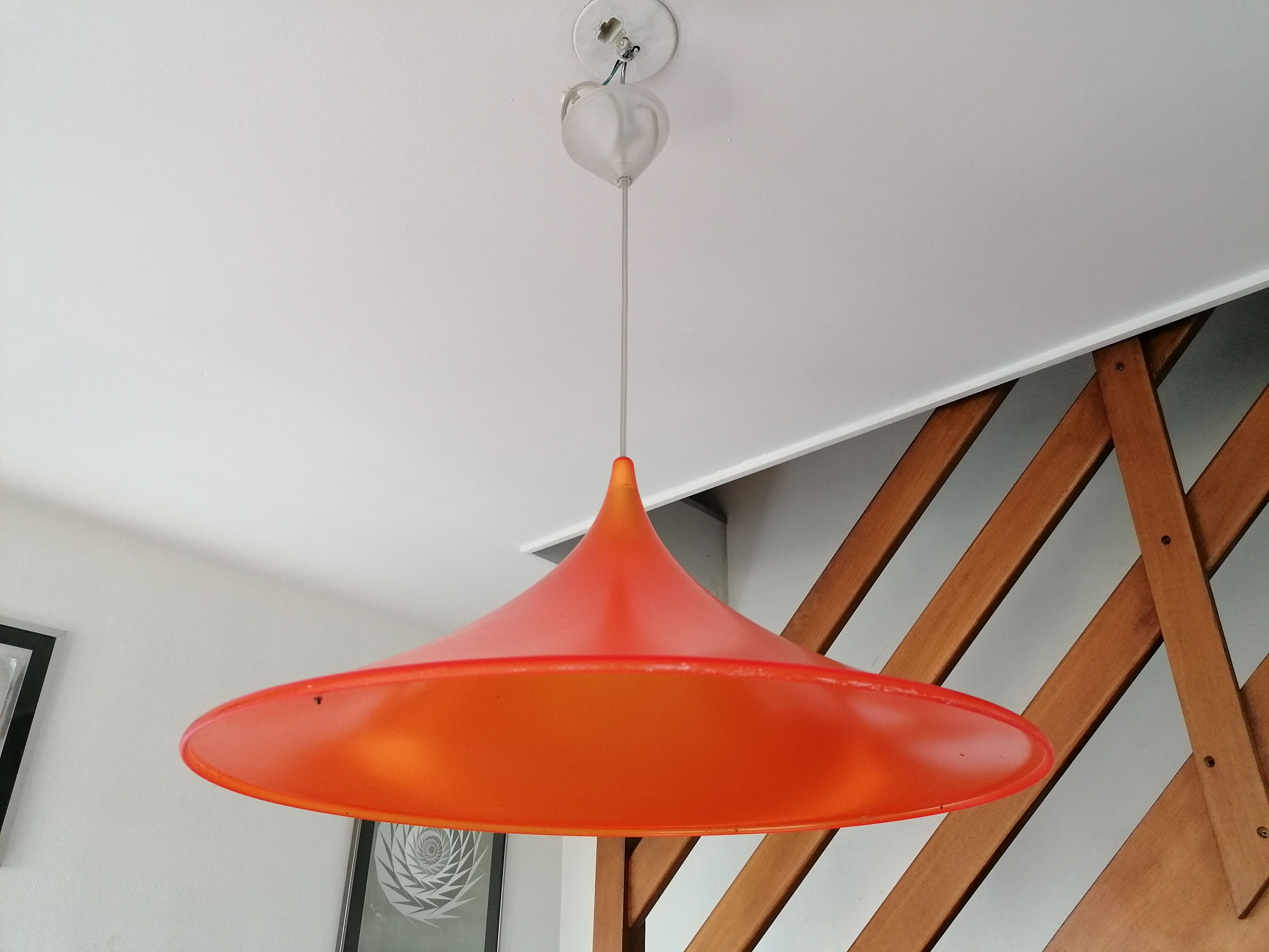 Hanging lamp of the brand Massive witch hat