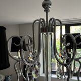 Murano crystal chandelier black lampshade