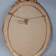 Mirror 55x39 cm rebate 40x30 cm wooden frame fine gold stucco dated 1908 SC414