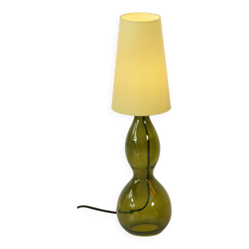 Large vintage Ikea table lamp "Ljusås Salbo" (2009) in glass