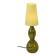 Large vintage Ikea table lamp "Ljusås Salbo" (2009) in glass