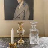 Vintage crystal decanter diamond tip