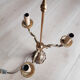 Bouillotte lamp in gilded bronze