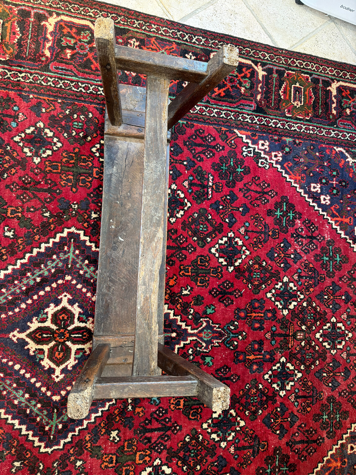 Old farmhouse bench in solid wood – Original patina