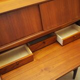 Teak secretary, Danish design, 1970s, production: Denmark
