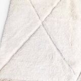 Beni Ouarain Moroccan Berber carpet plain with engraved diamonds 2.50x1.50m
