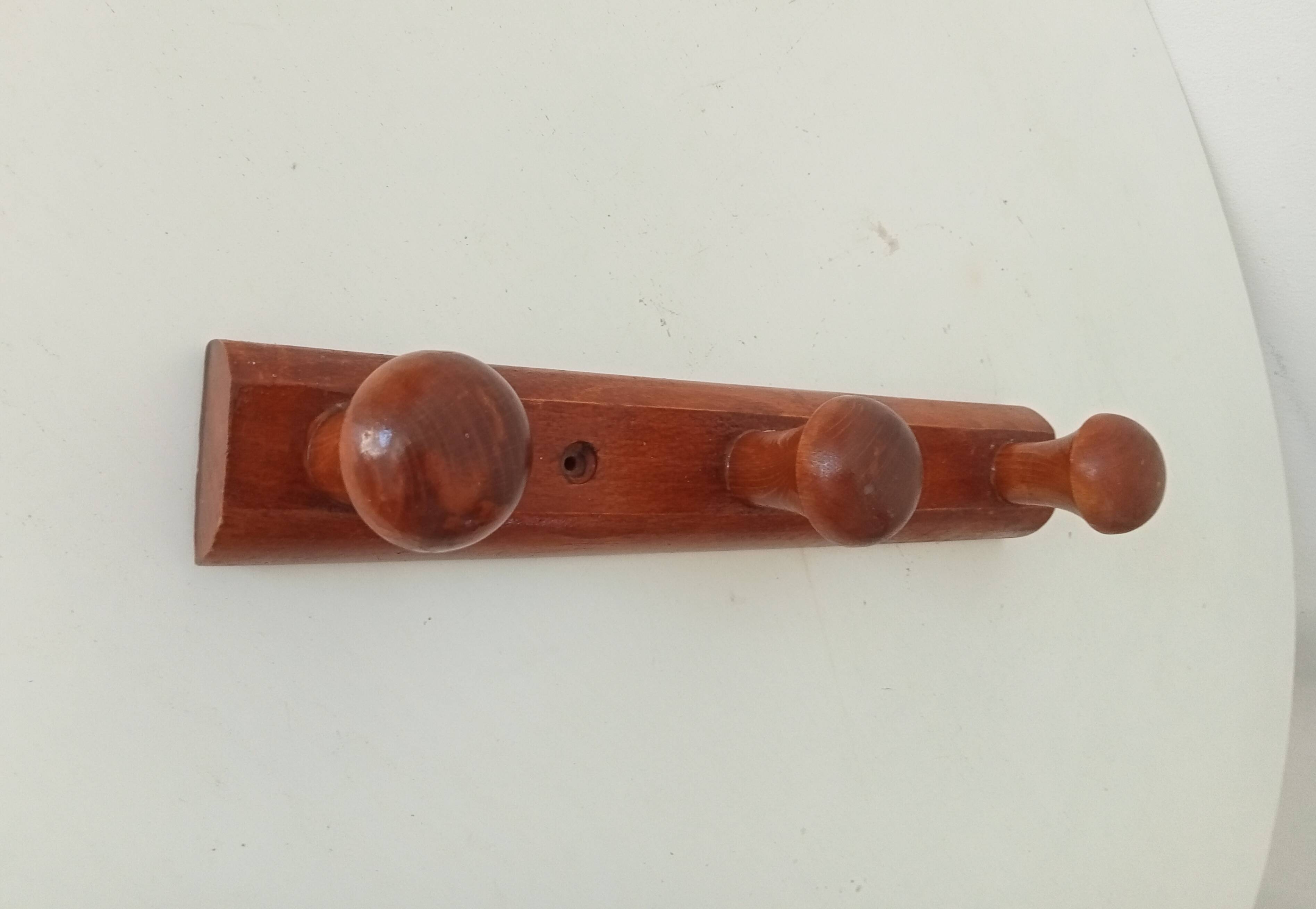 Vintage wall coat rack from the 70s